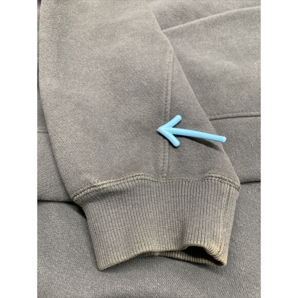 Columbia Men's 1/4-Zip Pullover Gray Size Large Arm Pocket Pre-owned - Picture 15 of 16